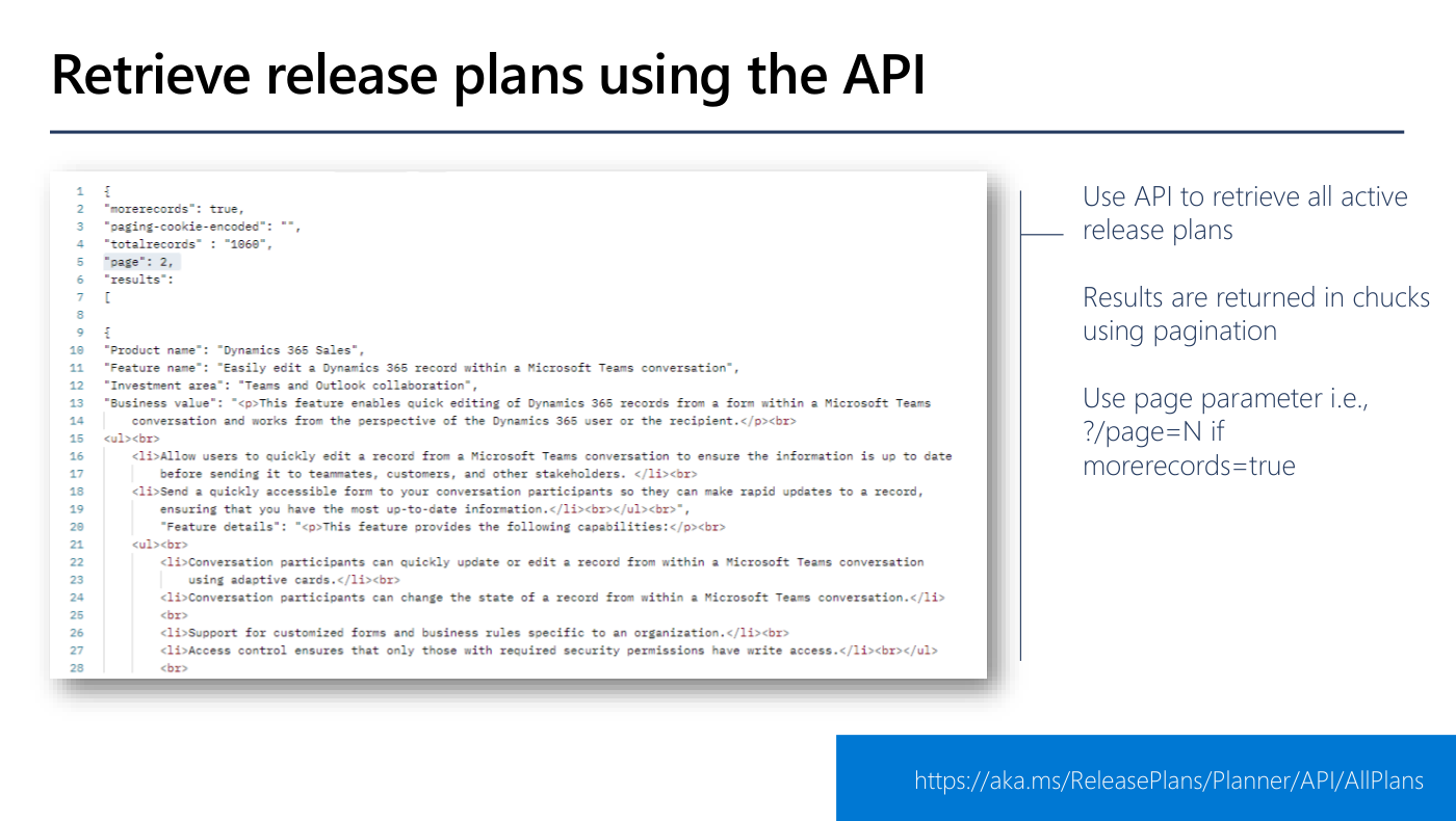 Release Plans API